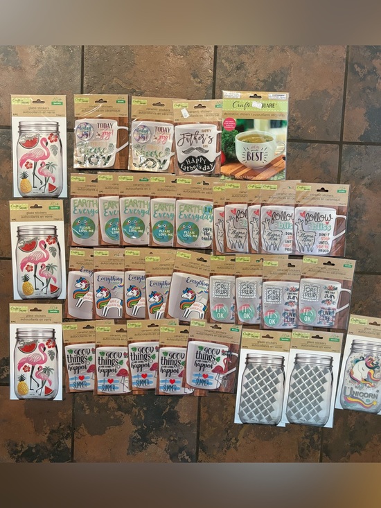 Other - Glass and ceramic sticker bundle